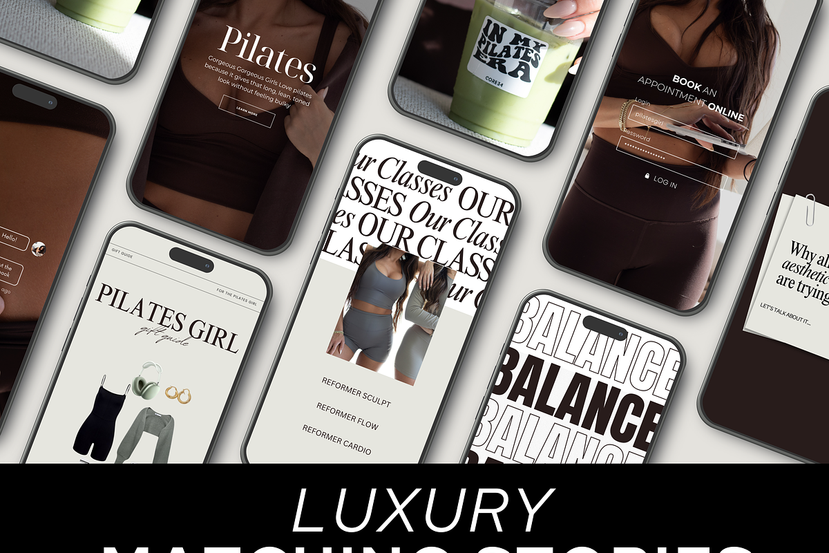 Pilates Social Media Instagram, a Social Media Template by Design Driven Media (Photo 3 of 9)
