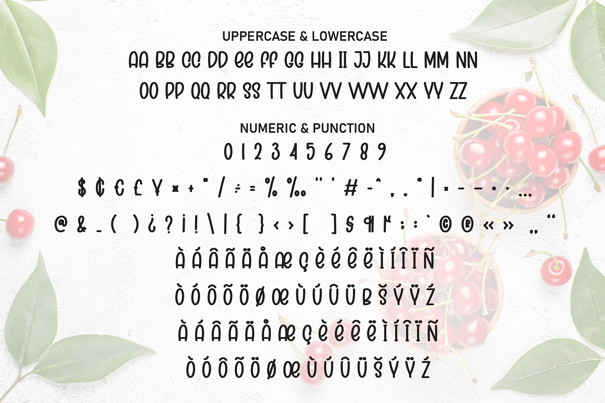 Sweet Cherry | Script Font, a Script Font by Scratchones (Photo 7 of 8)