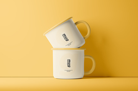 Enamel Mug Mockup, a Cups & Container Mockup by Toasin Studio