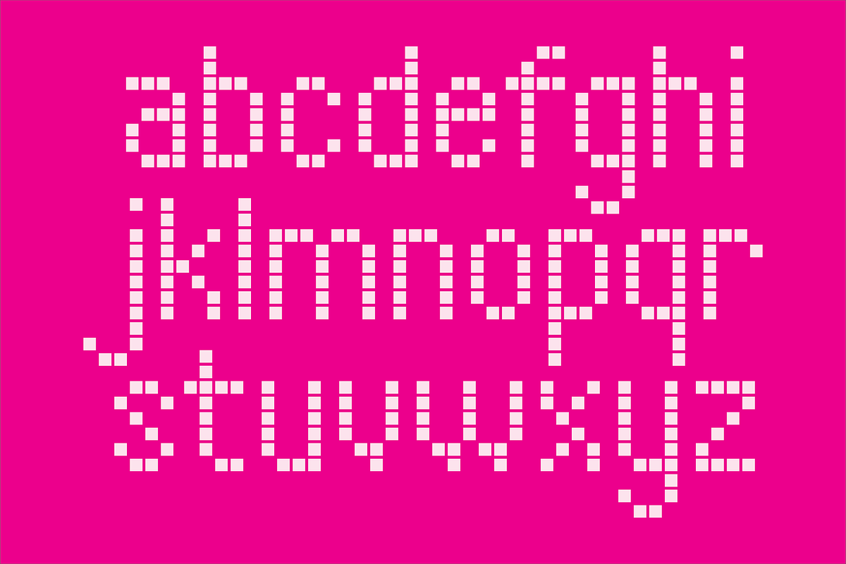 Display Squares One Font, a Font by GG Design (Photo 5 of 10)