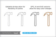 Minimal tool icons, an Outline Icon by Picture Window (Thumbnail 5 of 5)