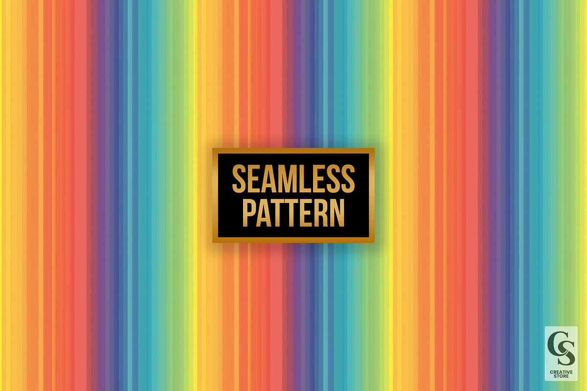 Rainbow Ombre Stripes Digital Paper, a Pattern Graphic by Creative Store (Photo 4 of 5)