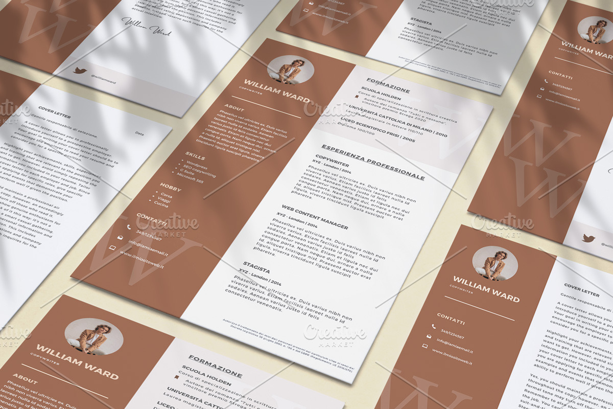 Template Visual cv | Canva, a Resume Template by Strategie Creative (Photo 2 of 3)