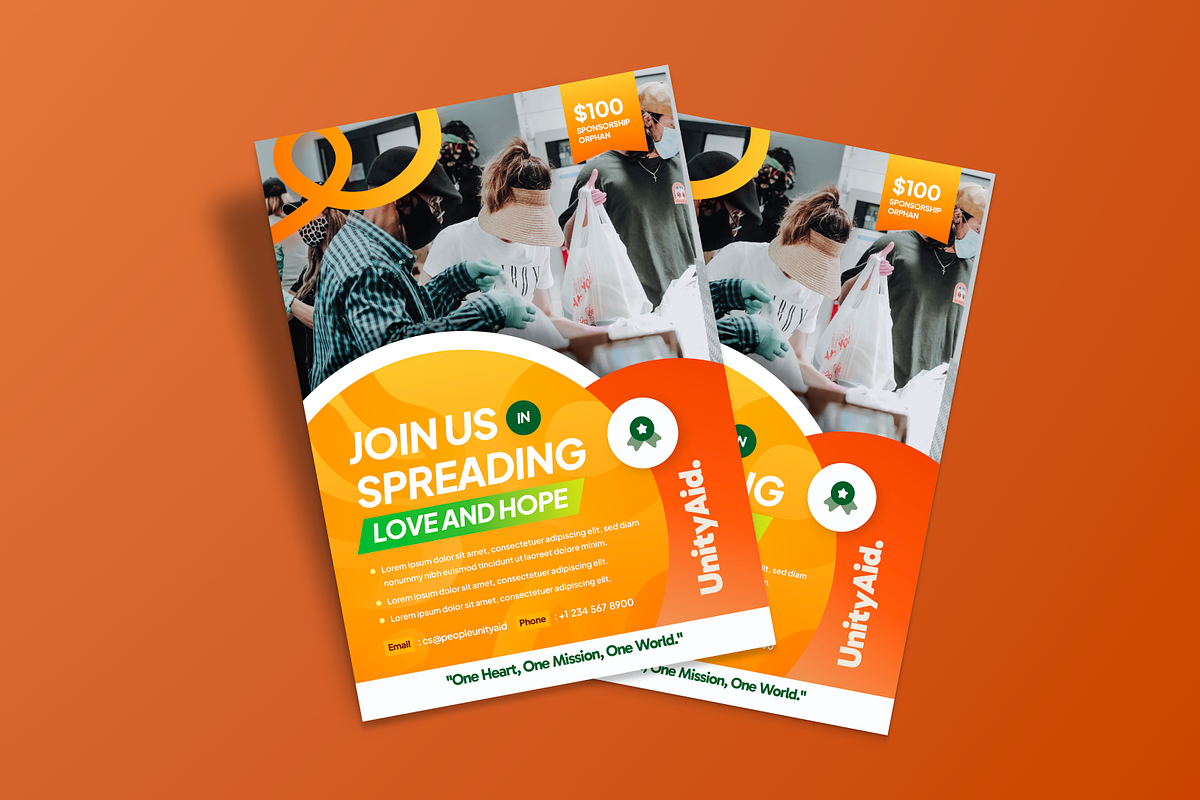 Global Fundraising Flyer, a Flyer Template by MMPixelCraft (Photo 3 of 6)