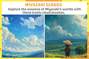 Procreate Ghibli Cloud Brushes, a Brushes & More by nikiartcorner (Thumbnail 5 of 10)