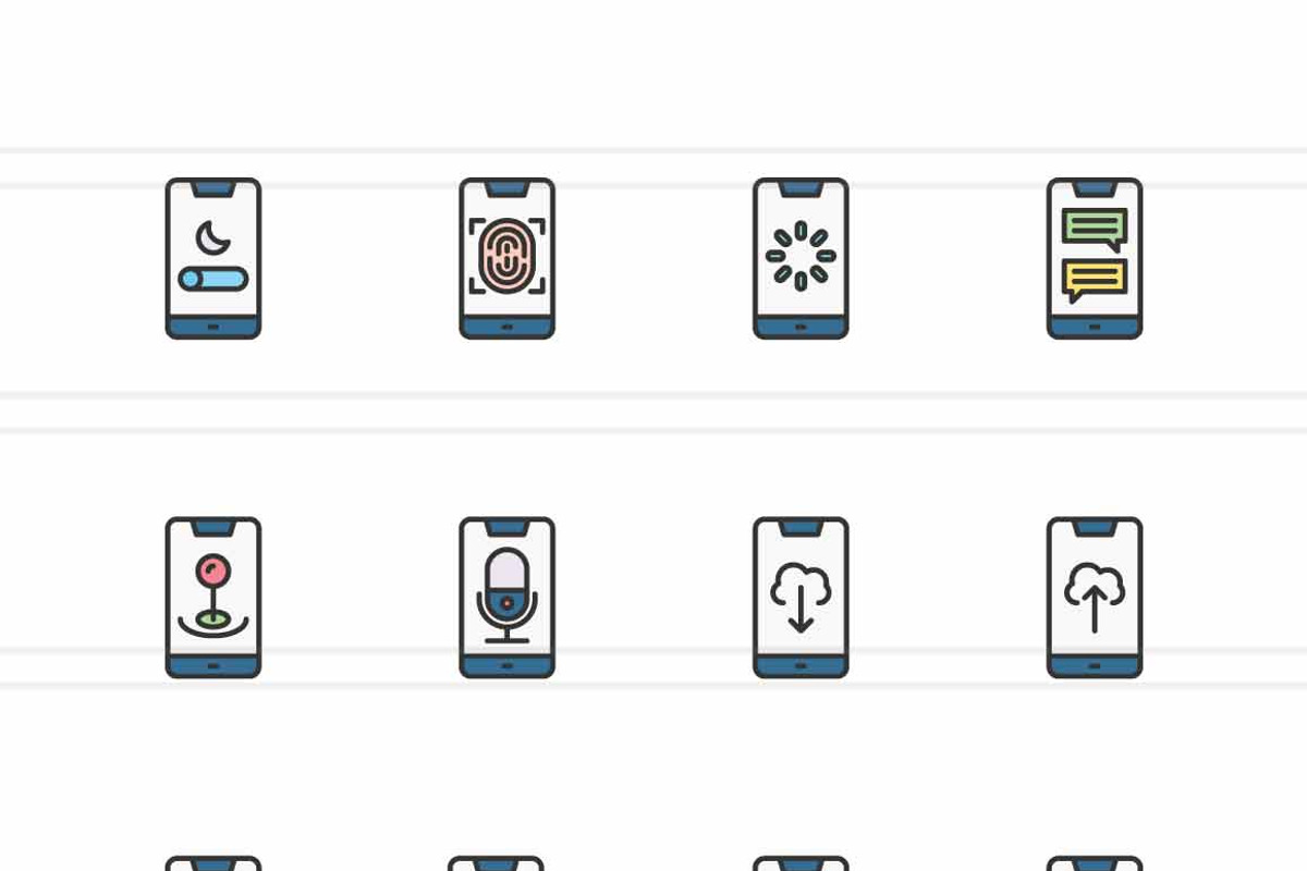 25 Mobile App UI Elements Filled, an Icon by IconBunny (Photo 2 of 2)