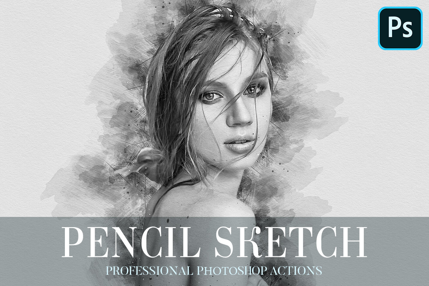 Pencil Sketch Photoshop Action | Actions ~ Creative Market