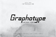 Graphotype Vintage Font, a Sans Serif Font by alexandeerco (Thumbnail 1 of 7)
