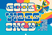 Neon Daze - Psychadelic Font, a Font by PutraCetol Studio (Thumbnail 2 of 11)