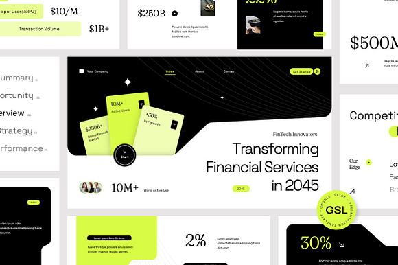 Financial Technology Google Slides preview 6