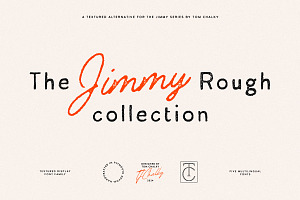 Jimmy Rough Font Collection