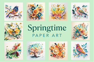 Springtime Paper Art