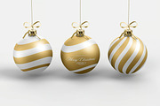 Christmas Ball Mock-up, a Product Mockup by zippypixelstudio (Thumbnail 2 of 10)
