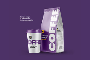 Coffee Pouch Mockup. 6 In 1 Pack