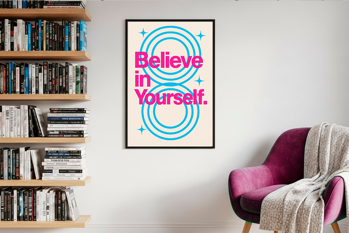 Bold Letter Quote Prints for Office, a Pattern Graphic by LaVika (Photo 6 of 9)