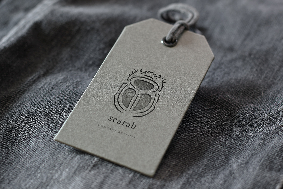 Scarab. Logo template, a Branding & Logo Template by le-genda (Photo 5 of 12)