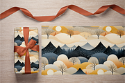 Mountain Motifs Seamless Patterns, a Pattern Graphic by PrintHaven Designs (Thumbnail 10 of 12)