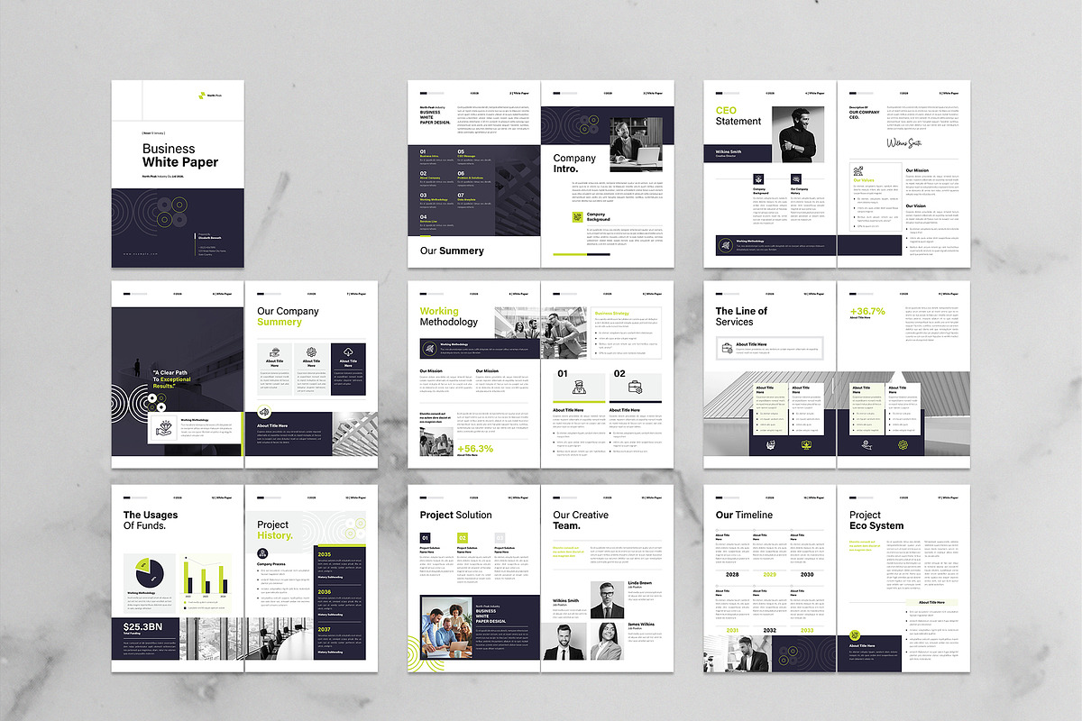 White Paper Template, a Brochure Template by NorthPeak (Photo 12 of 13)