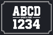 Football Jersey – Bold Athletic, a Slab Serif Font by KiddoGlyphs Studio (Thumbnail 6 of 6)