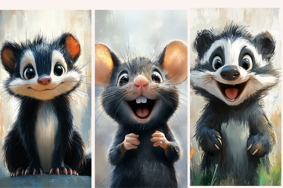 Cartoon Caricature Fall Animals