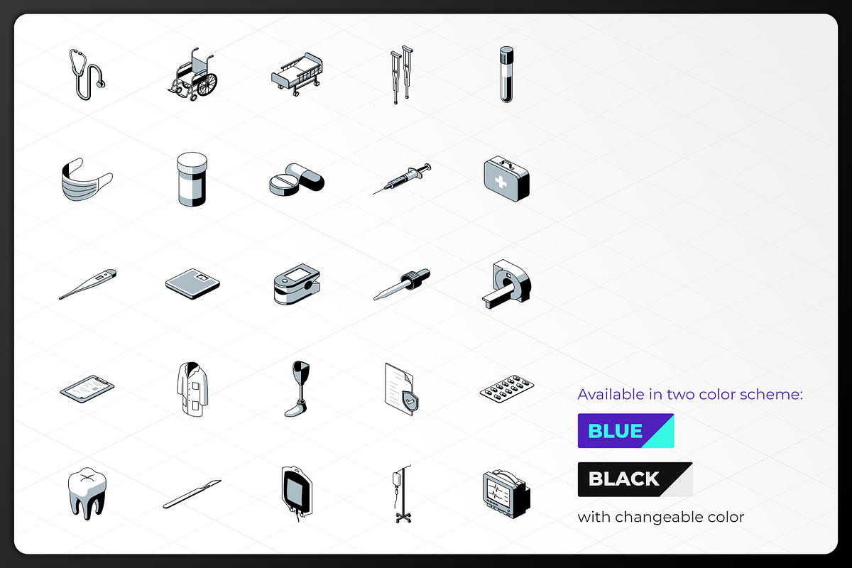 Icometric - Medical Icons, a Duotone Icon by oelhoem (Photo 3 of 3)