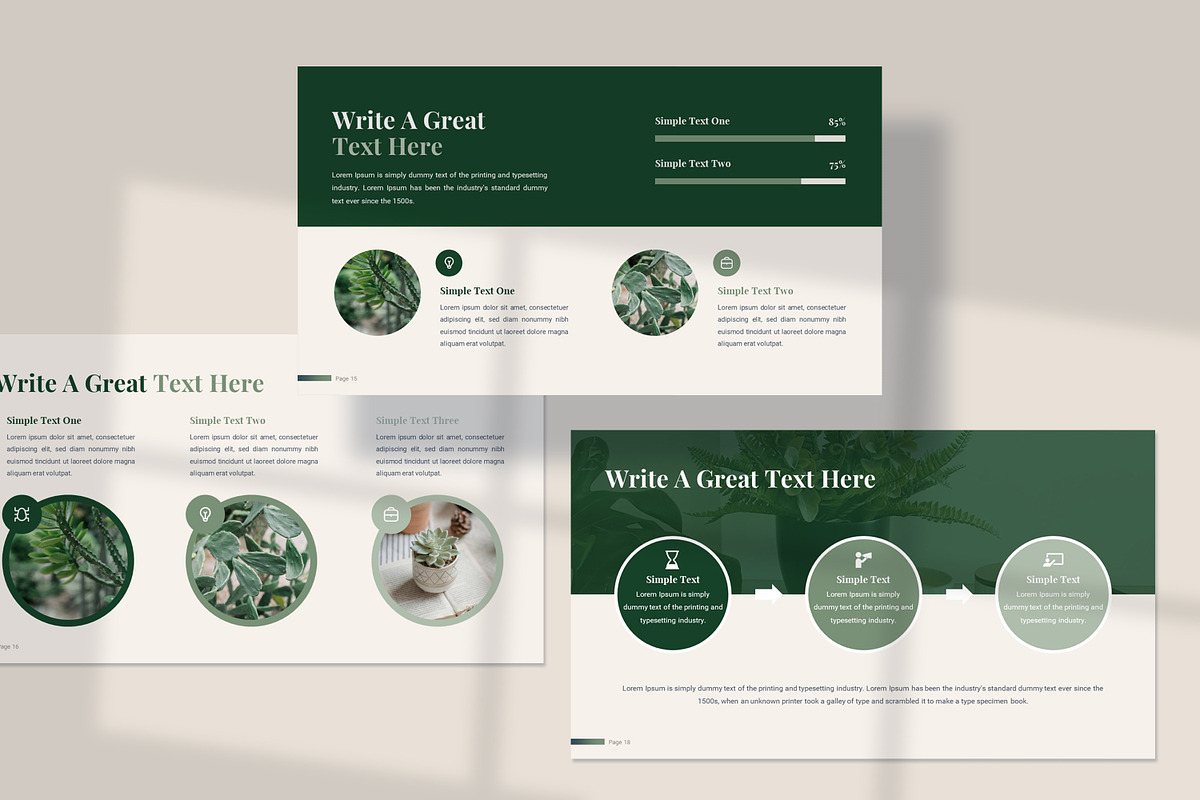 Verdant PowerPoint Presentation, a Presentation Template by zahidhossainalif (Photo 7 of 15)