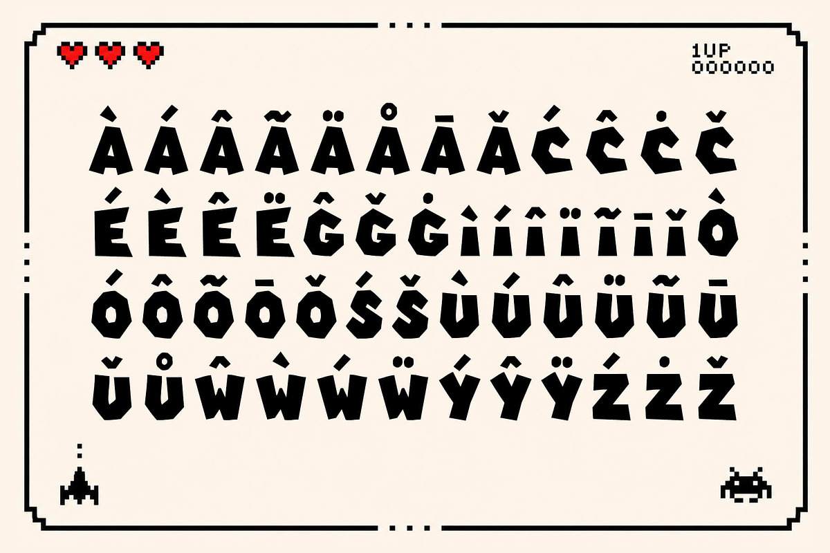 SuperBros - Bold Retro Display Font, a Sans Serif Font by RC graphics (Photo 4 of 6)