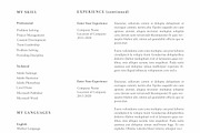Clean Resume, a Resume Template by Peunayah (Thumbnail 6 of 8)