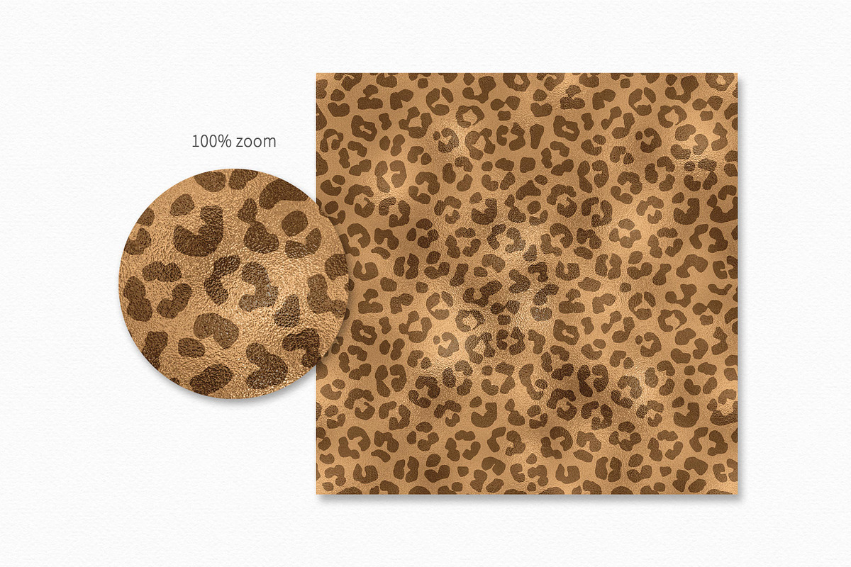 Seamless Foil Leopard Print Patterns, a Pattern Graphic by rileyBgraphics (Photo 8 of 8)