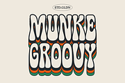 SG - MUNKE Groovy Display Font, a Font by Studio Gulden (Thumbnail 8 of 10)