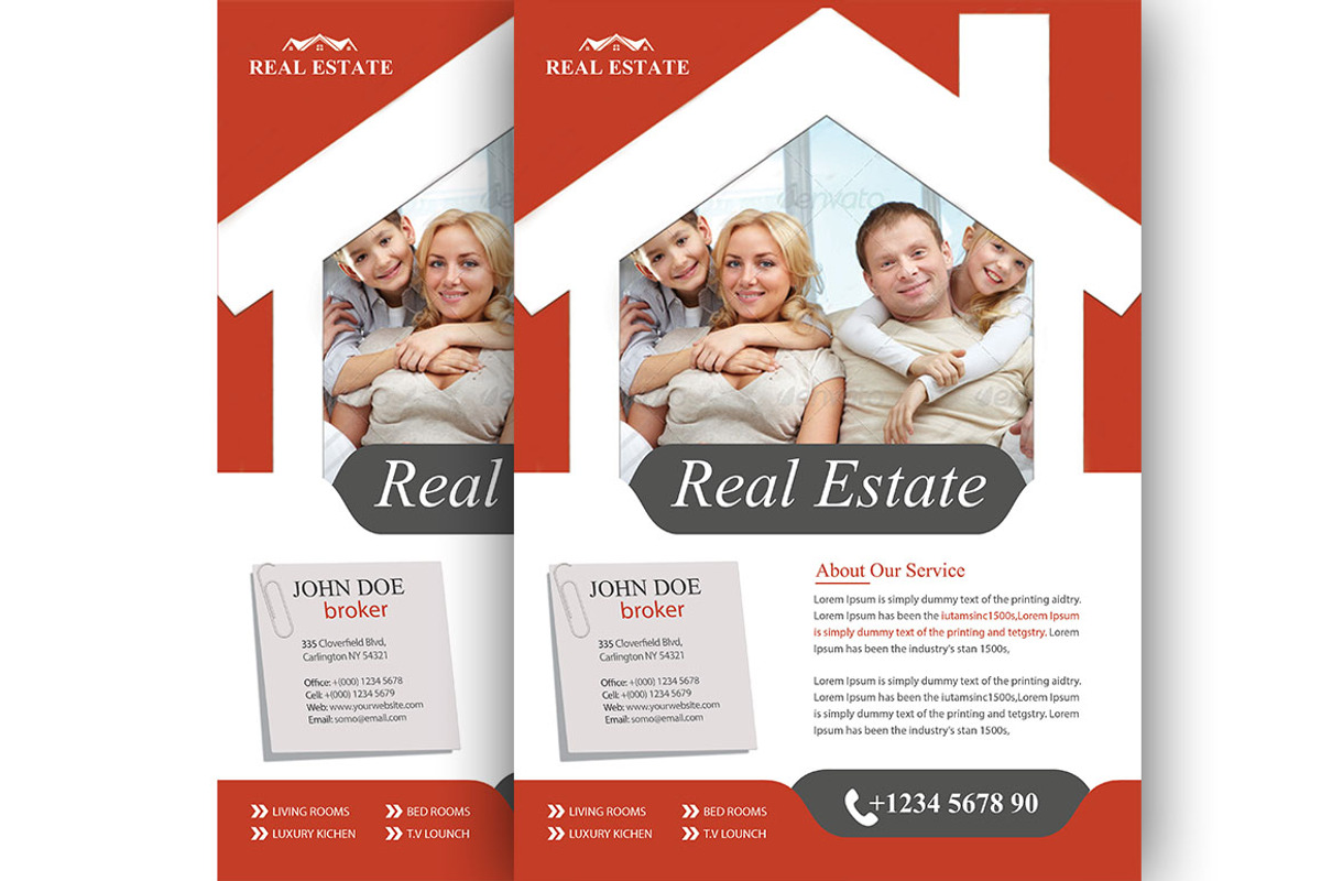 Real Estate Flye, a Flyer Template by TheGraphicsWorld (Photo 1 of 3)