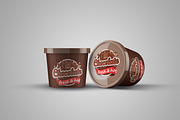 Ice Cream Product Mock-up, a Cups & Container Mockup by graystudio (Thumbnail 6 of 9)