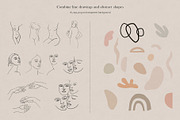 Woman Minimal Line Art Collection, an Illustration by ms Julia Nova (Thumbnail 6 of 6)