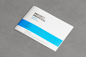 Landscape Brochure / Catalog Mock-Up