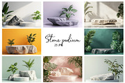 Natural Stone Podium Scene, a Background Photo by Nebbia (Thumbnail 1 of 3)