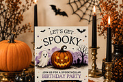Halloween Birthday Invitation, an Invitation Template by Arslan (Thumbnail 4 of 5)
