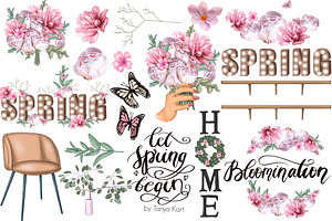 SALE Bloomination Clipart & Patterns