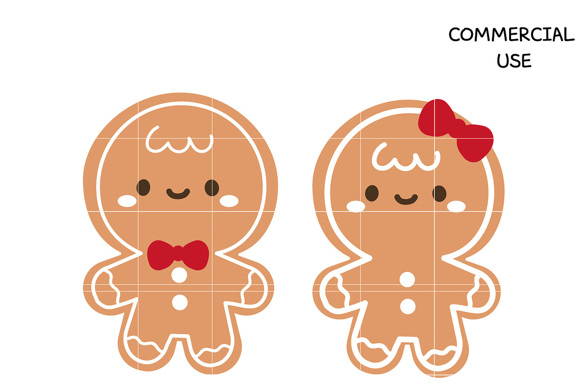 Christmas Gingerbread Cookies SVG, an Illustration by TheHitShop (Photo 1 of 10)