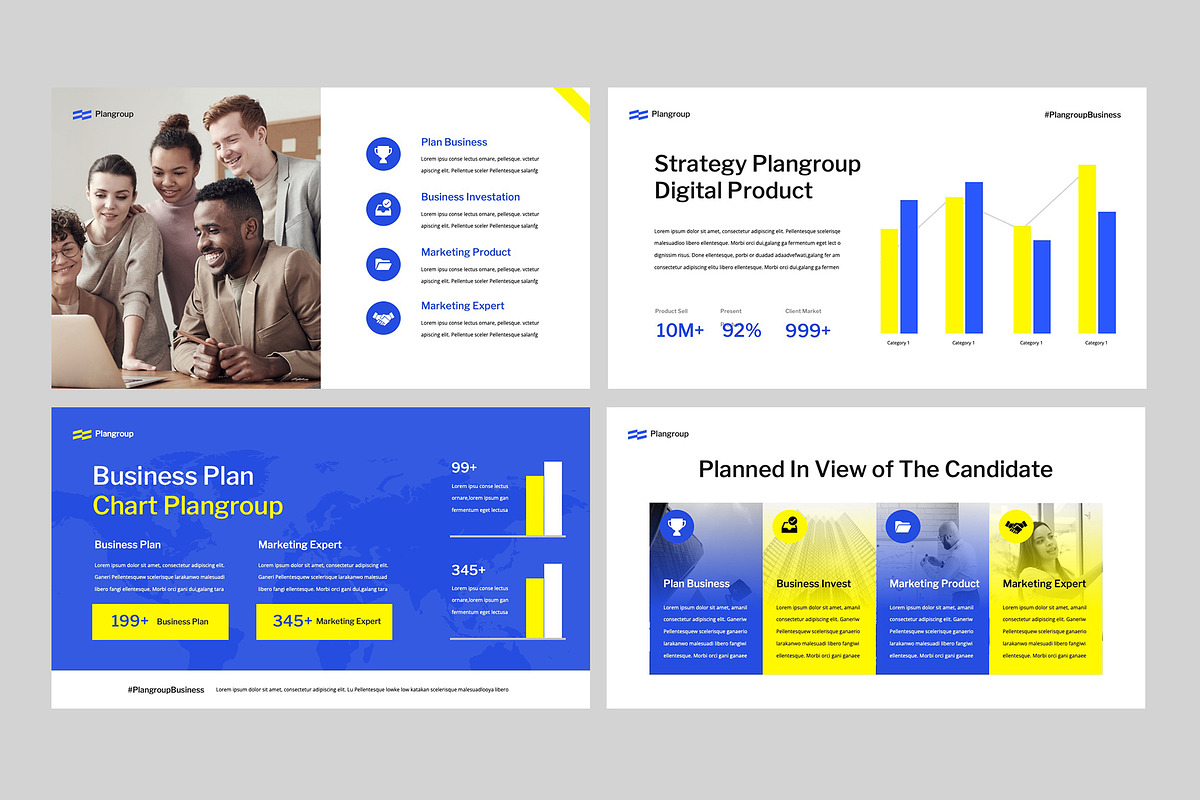 PLANGROUP - Powerpoint Template, a Presentation Template by rgbryand