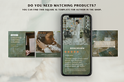 Author instagram story post template, a Social Media Template by Petite Zakka Boutique (Thumbnail 6 of 6)