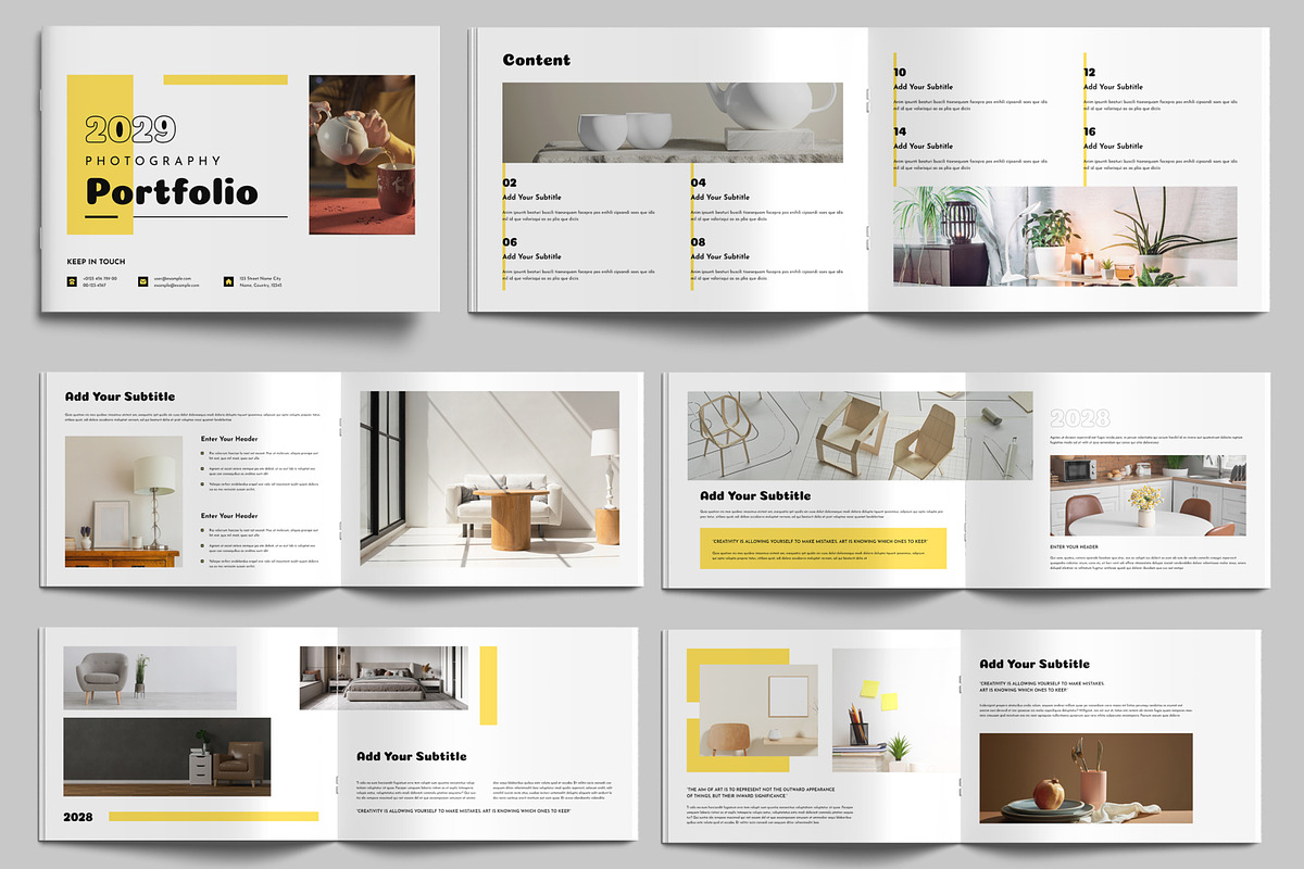 Photography Portfolio Design, a Magazine Template by MightyDesign (Photo 1 of 8)