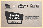 Parkland Type Pack | Retro Outdoors!, a Script Font by StudioWorks (Thumbnail 3 of 11)