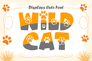 Wild Cat - Decorative Font Types, a Font by KiddoGlyphs Studio (Thumbnail 1 of 3)