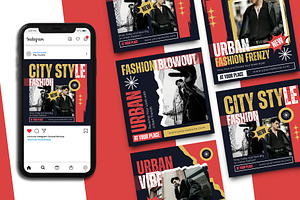 Fashion Instagram Post Template, a Social Media Template by Artnivora.Std