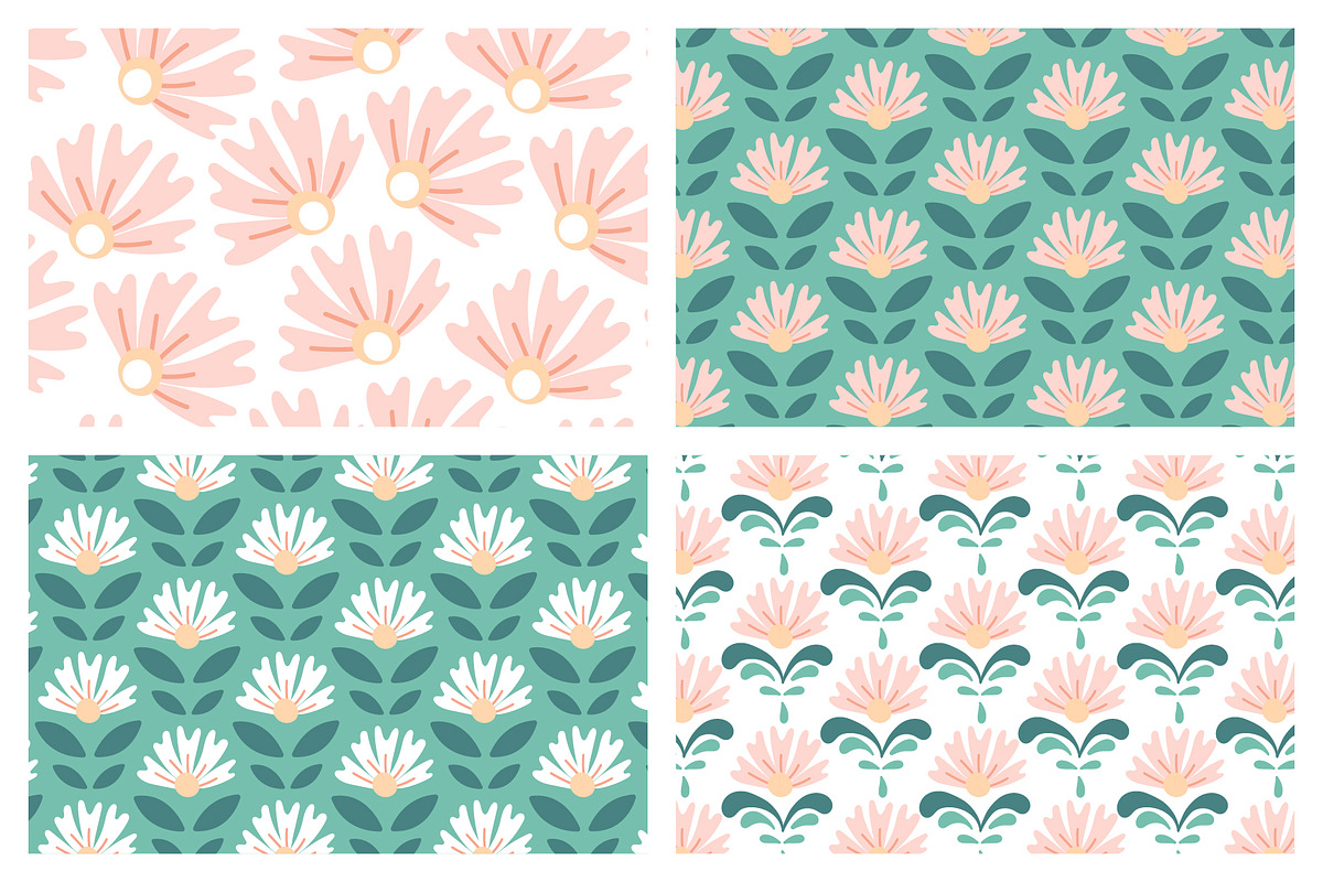 20 Cute and Sweet floral patterns, a Pattern Graphic by RevolutionizZed (Photo 12 of 16)