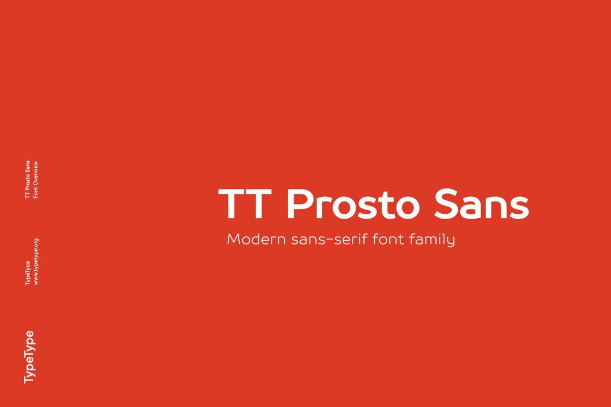 TT Prosto Sans, a Sans Serif Font by TypeType (Photo 1 of 11)