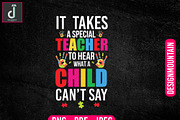 it takes a special teacher design, a Graphic by Designmountain (Thumbnail 1 of 3)