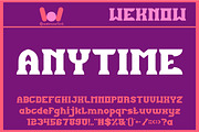 Unlimited Font, a Font by weknow (Thumbnail 3 of 8)
