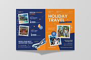 Holiday Travel Bifold Brochure, a Brochure Template by Annora Studio (Thumbnail 3 of 6)