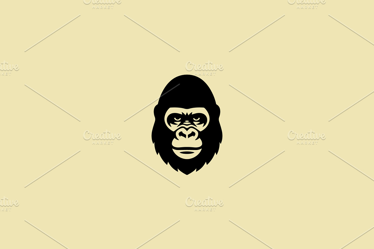 Gorilla logo collection, a Branding & Logo Template by Team_Ultra_Graphics (Photo 5 of 9)